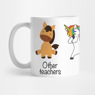 Teacher Funny Unicorn Horse Mug